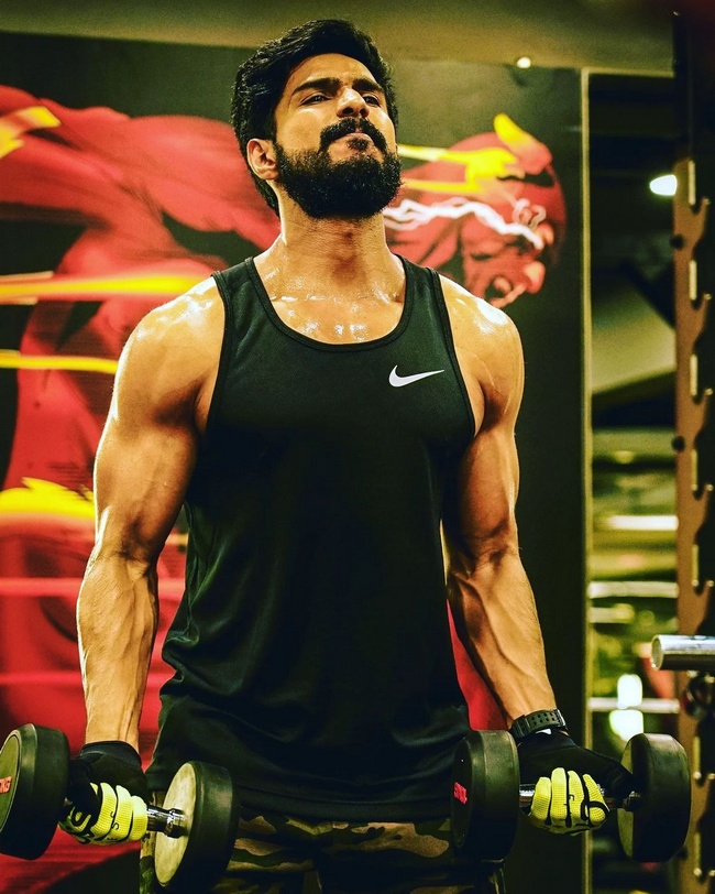 Actor Vishal vishnu Spotted at Airport in Hyderbad